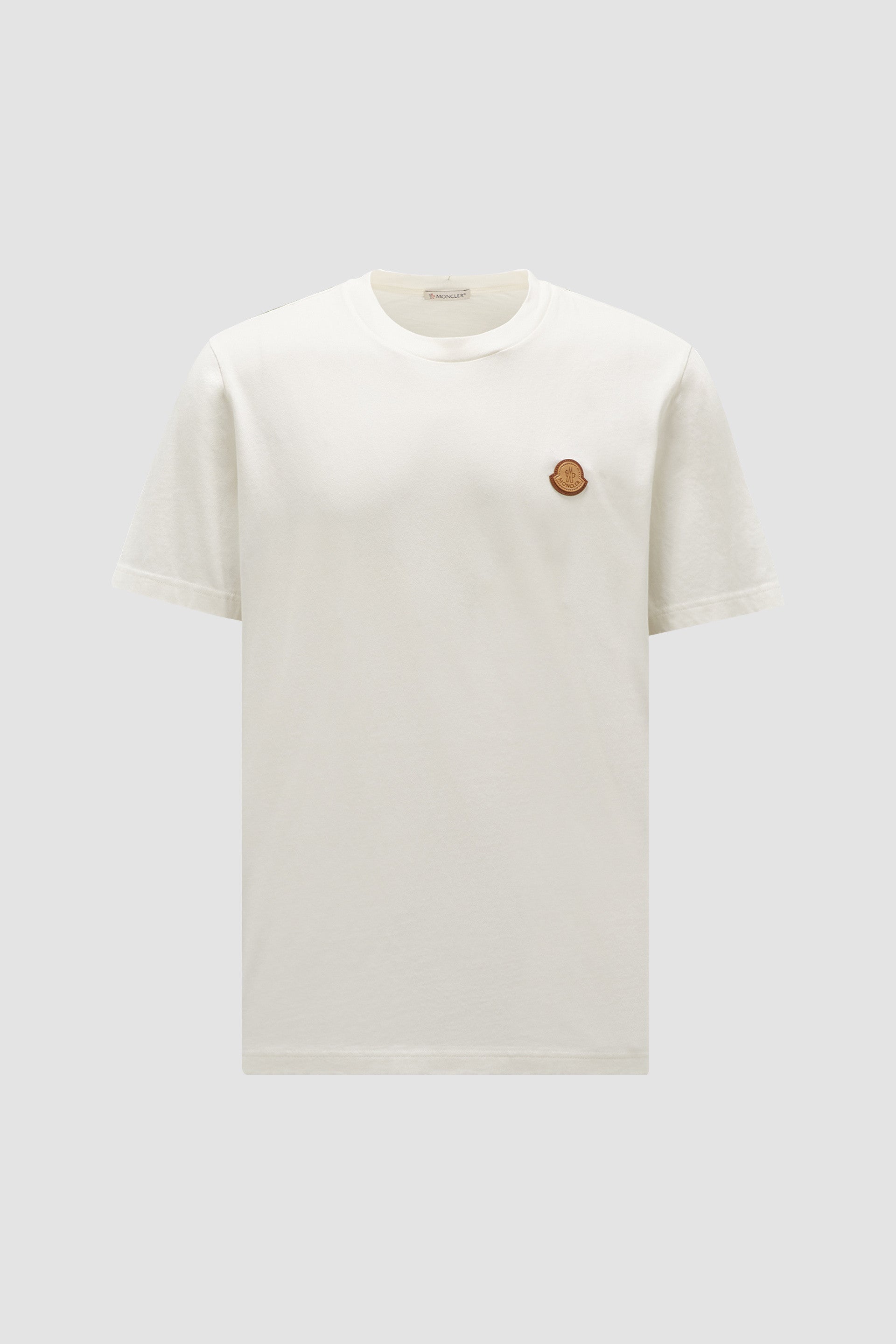 Moncler logo patch cotton Tshirt