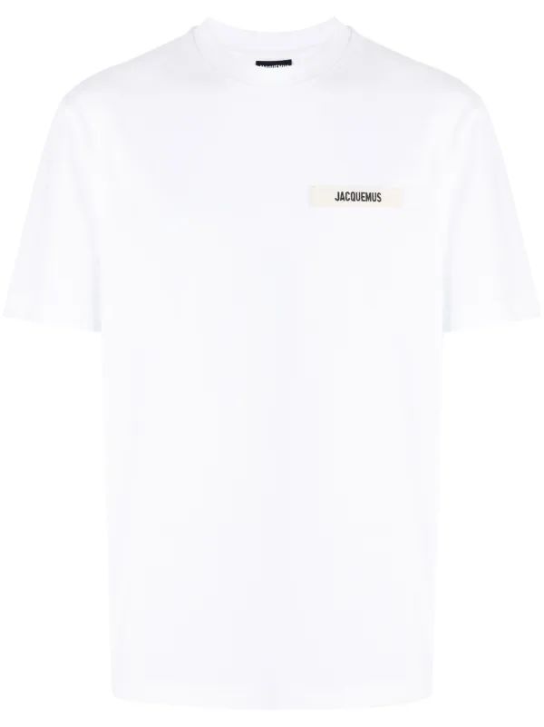 Jacquemus logo patch cotton tshirt