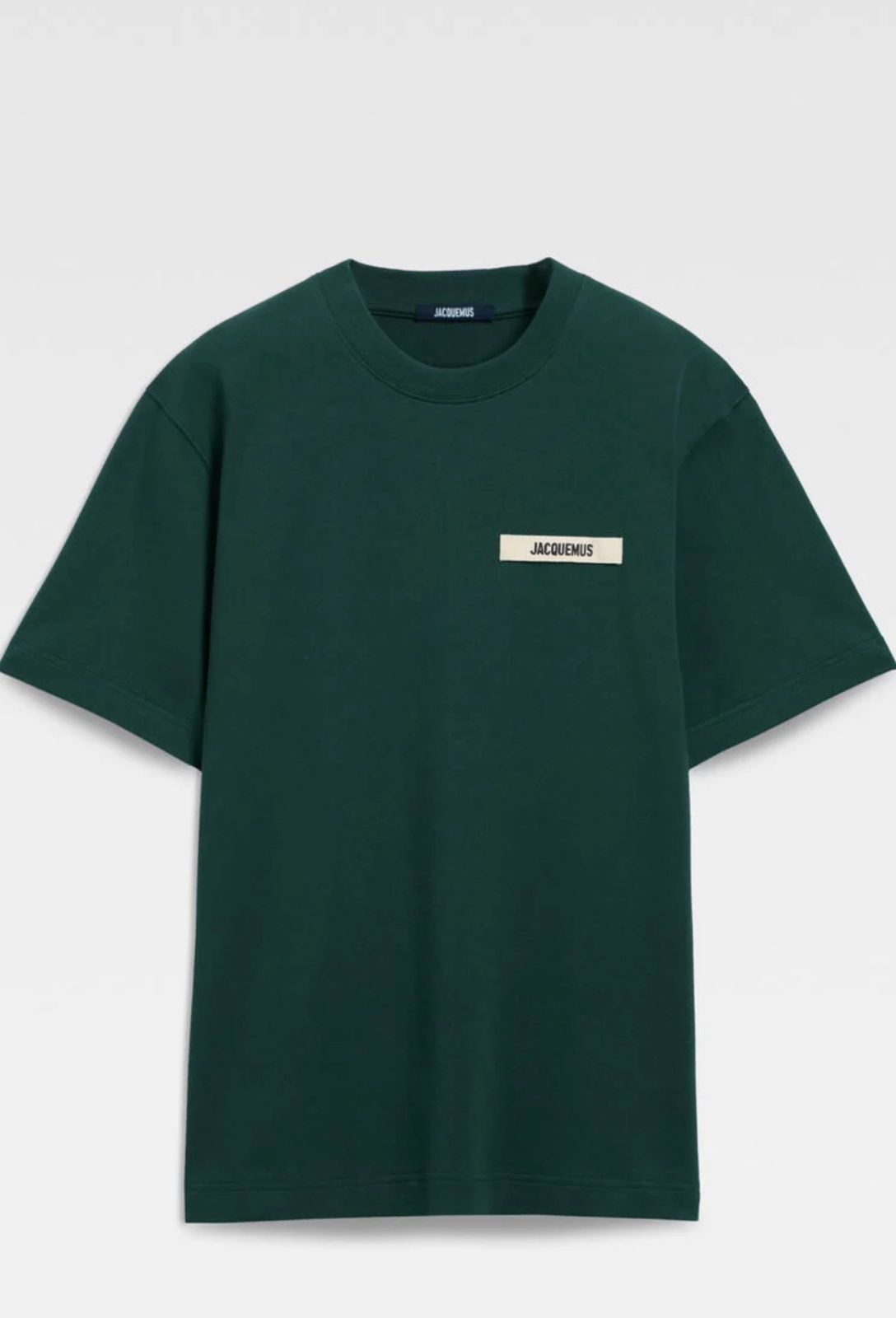 Jacquemus logo patch cotton tshirt