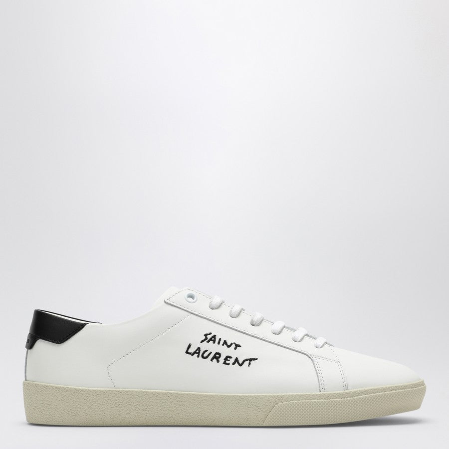 Court White Leather Low Top Sneakers
