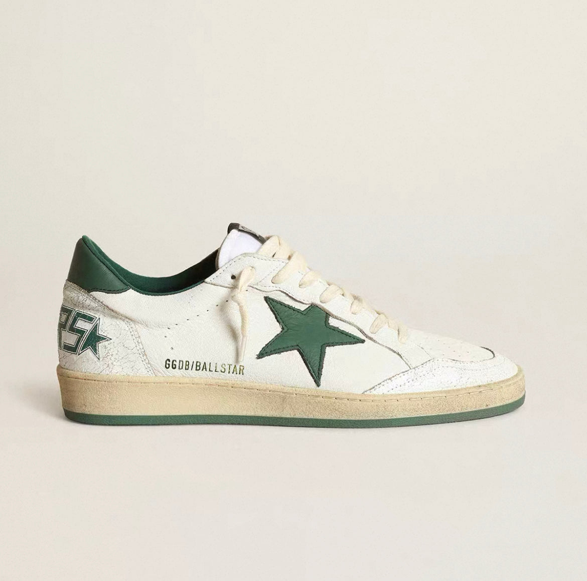 Golden Goose Men's Ball Star Green White