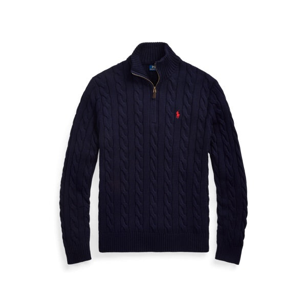 Ralph lauren cable knit quarter-zip
