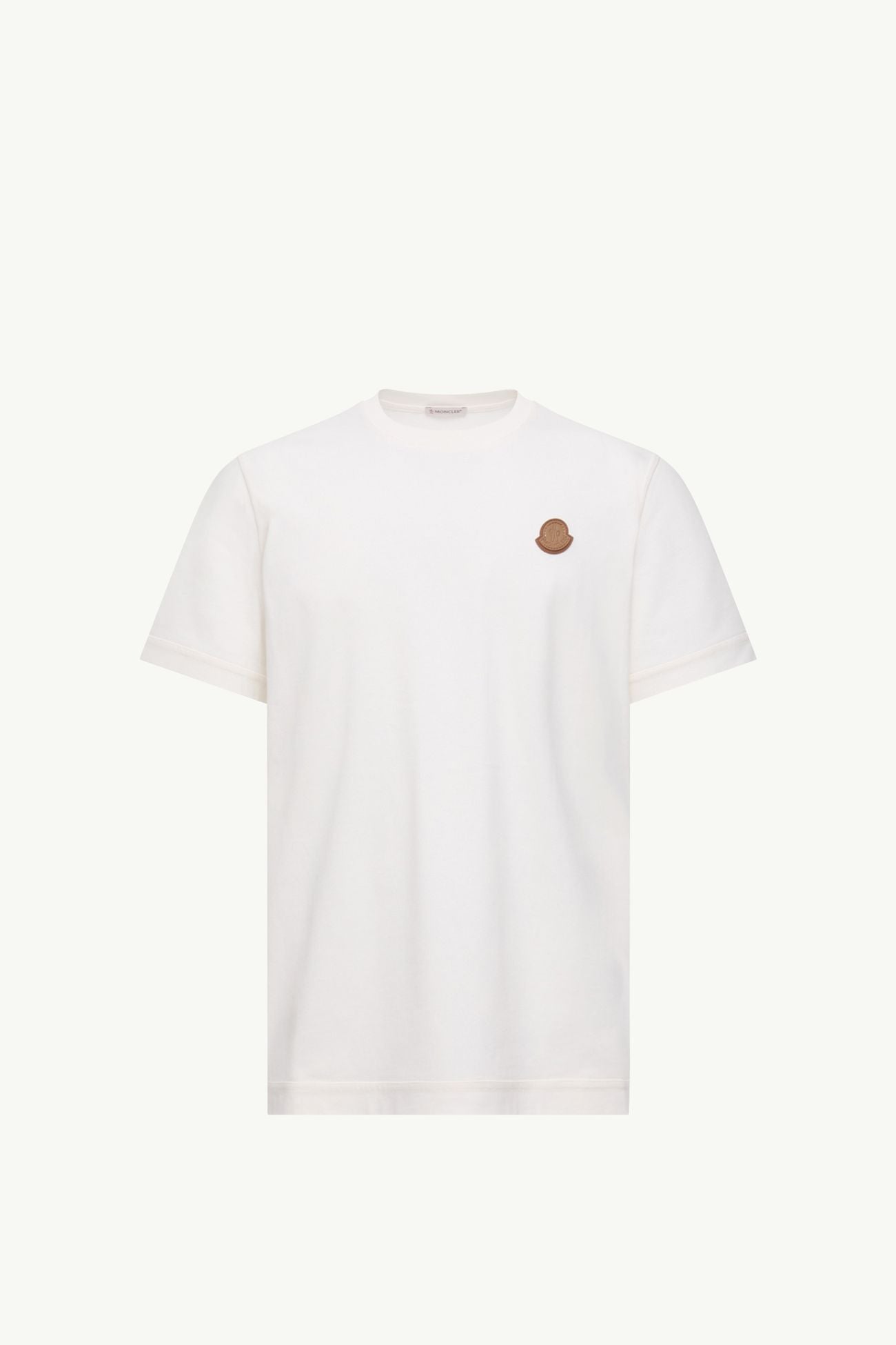 MONCLER Brown patch T-Shirt