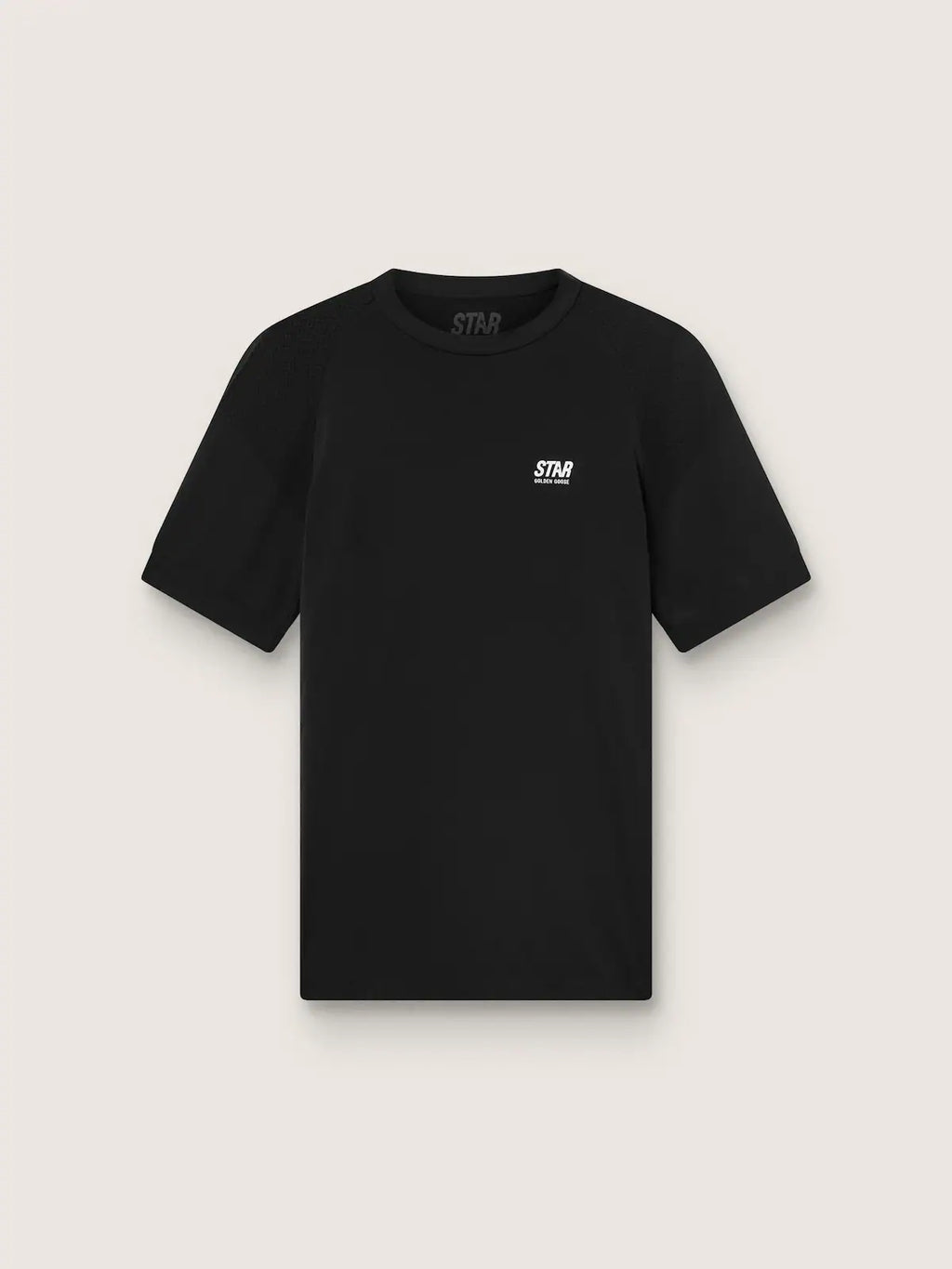 GOLDEN GOOSE Black tee with print on the back