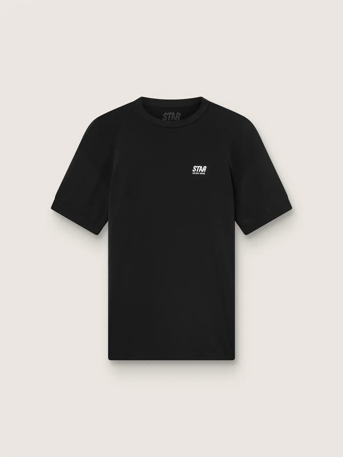 GOLDEN GOOSE Black tee with print on the back