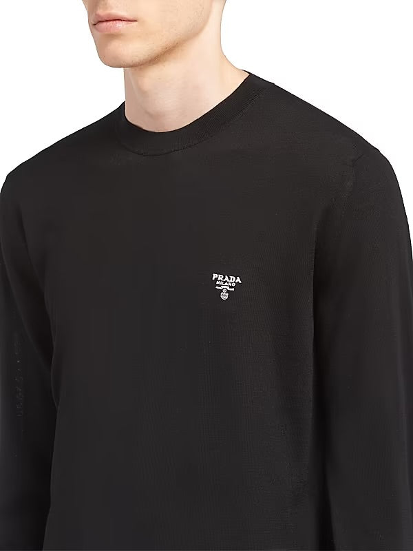 Prada superfine wool crewneck