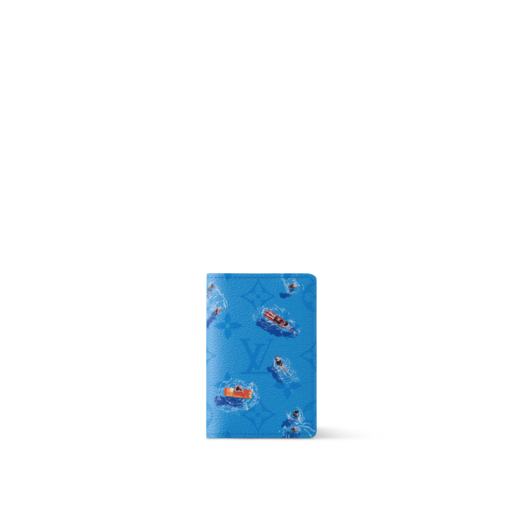 LV blue lagoon pocket organizer
