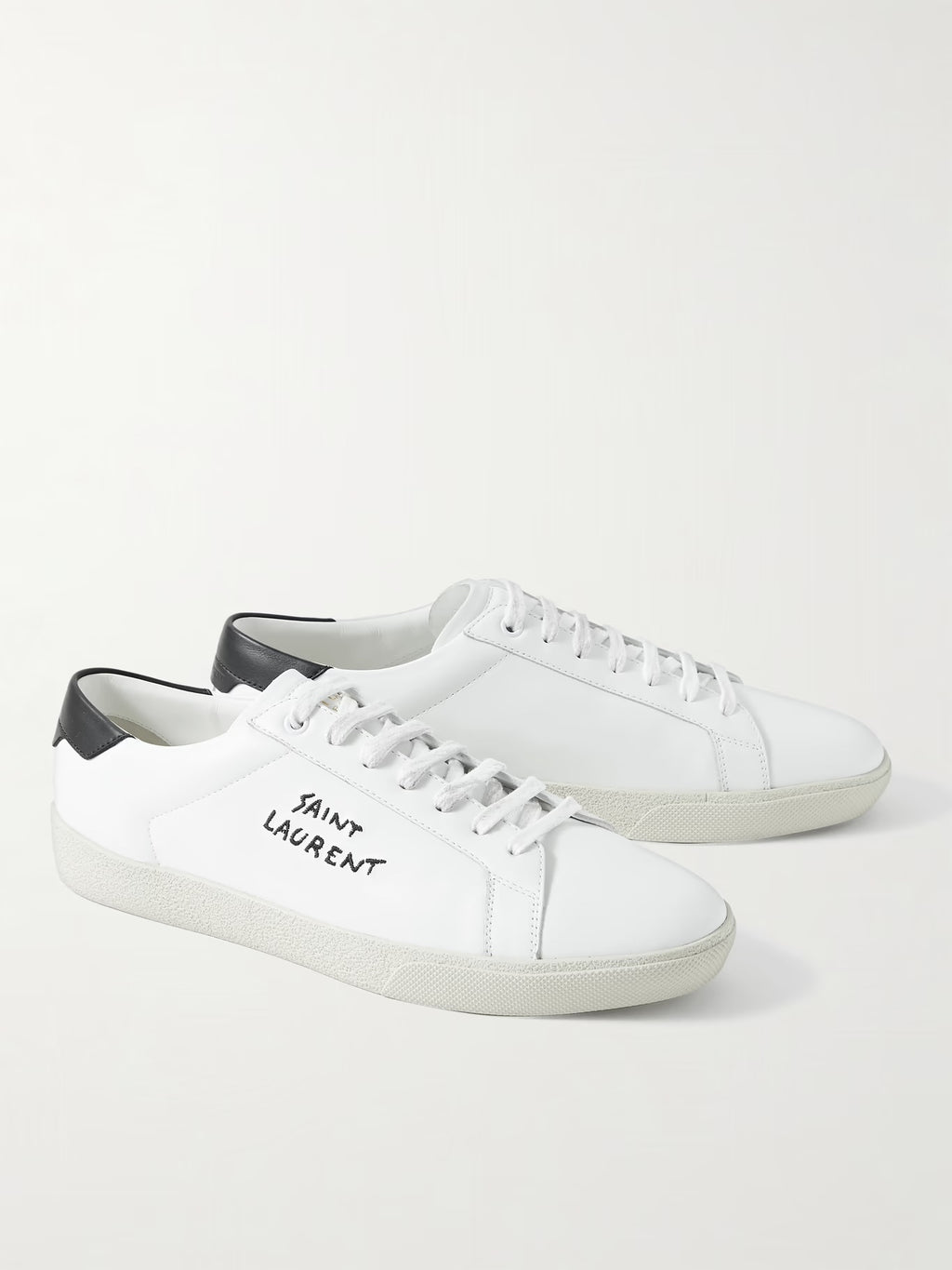 Court White Leather Low Top Sneakers